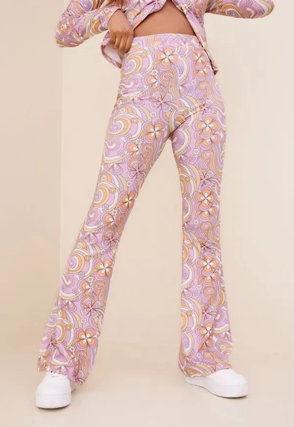 NLY Trend Lovely Printed Pants Vida byxor