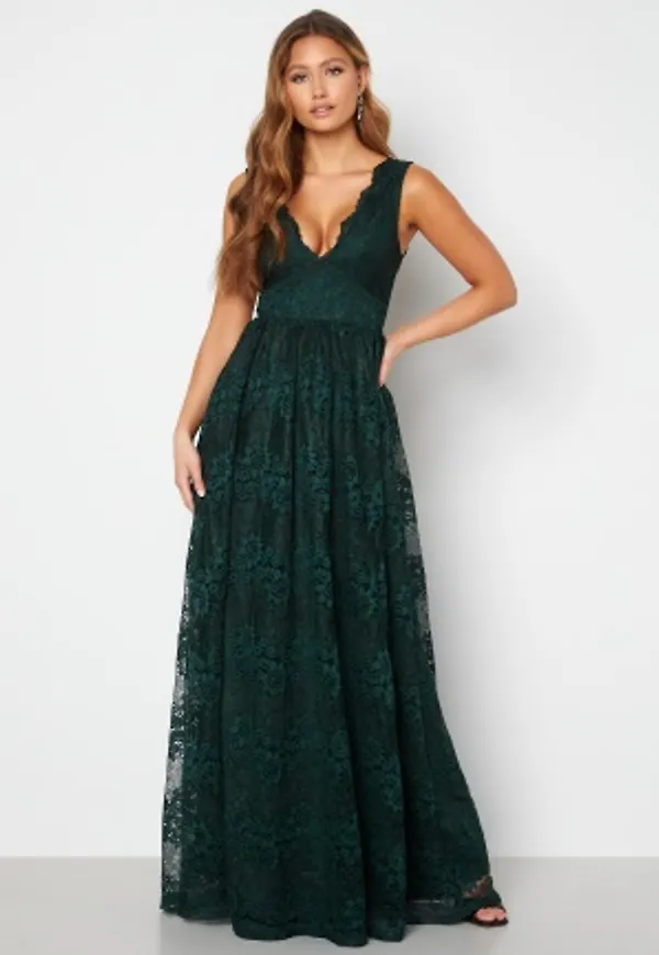 Moments New York Ella Lace Gown Dark green 34