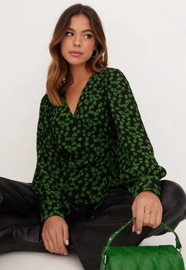 Object Collectors Item Objalettia L/S Wrap Top a Fair Vardagsblusar
