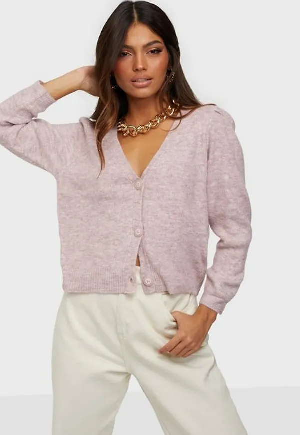Only Onlangala 3/4 Cardigan Cc Knt Cardigans Lavender Blue W.Melange