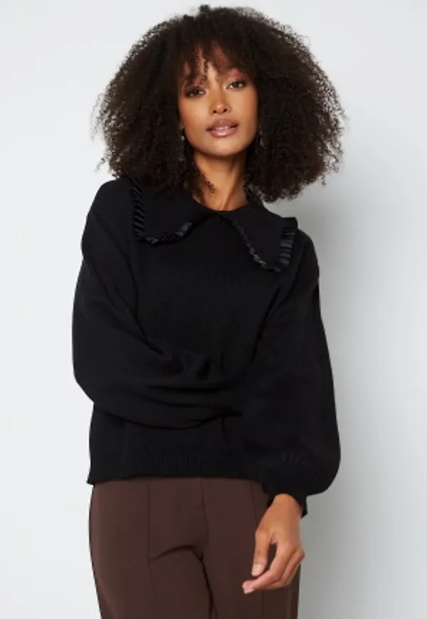 Object Collectors Item Fulton L/S Knit Pullover Black M