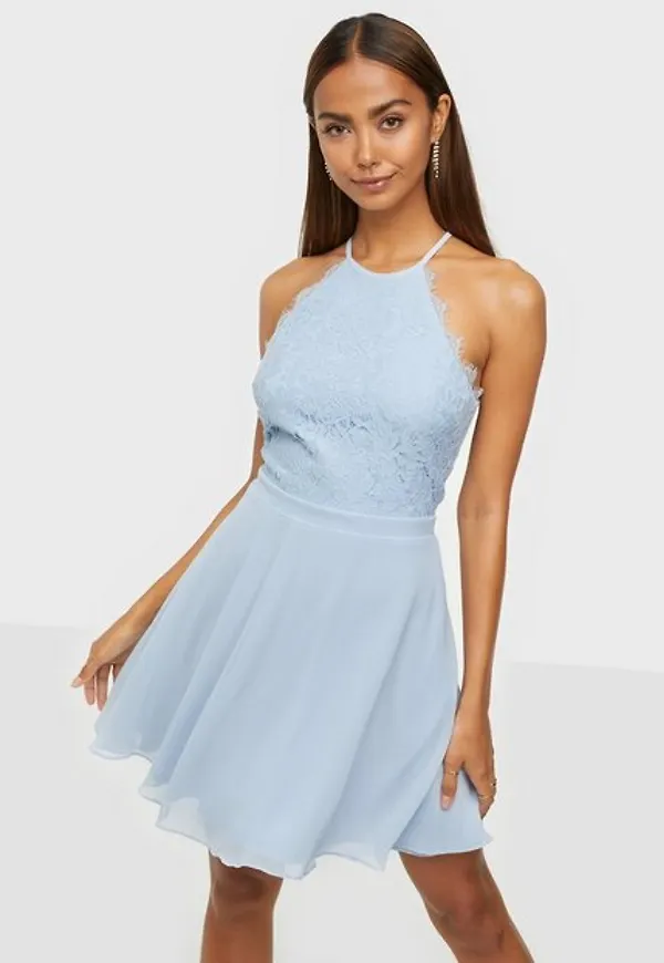 NLY Trend Adorable Sportscut Dress Klänning Ljus Blå