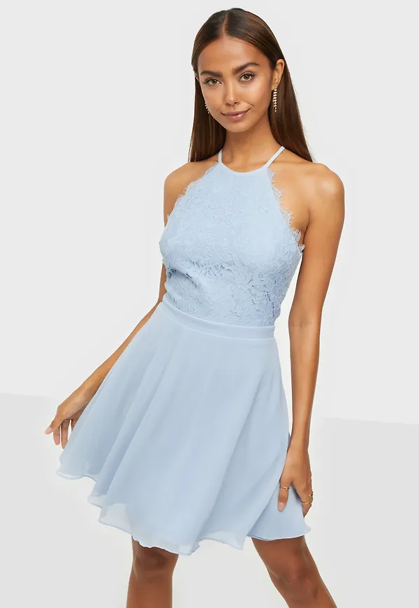 NLY Trend - Klänning - Ljus Blå - Adorable Sportscut Dress - Klänningar