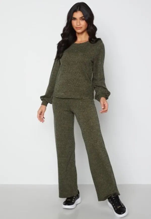 JDY Emma Wide Pant Kalamata Melange S