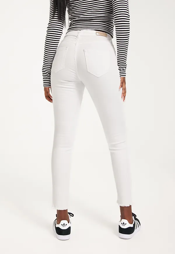 Only - Skinny - Onlblush Mid Sk Raw Ank REA0730NOOS - Jeans - Skinny jeans