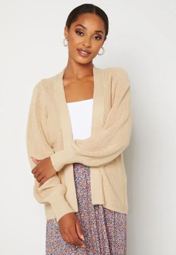 SELECTED FEMME Emmy LS Knit Cardigan Sandshell L