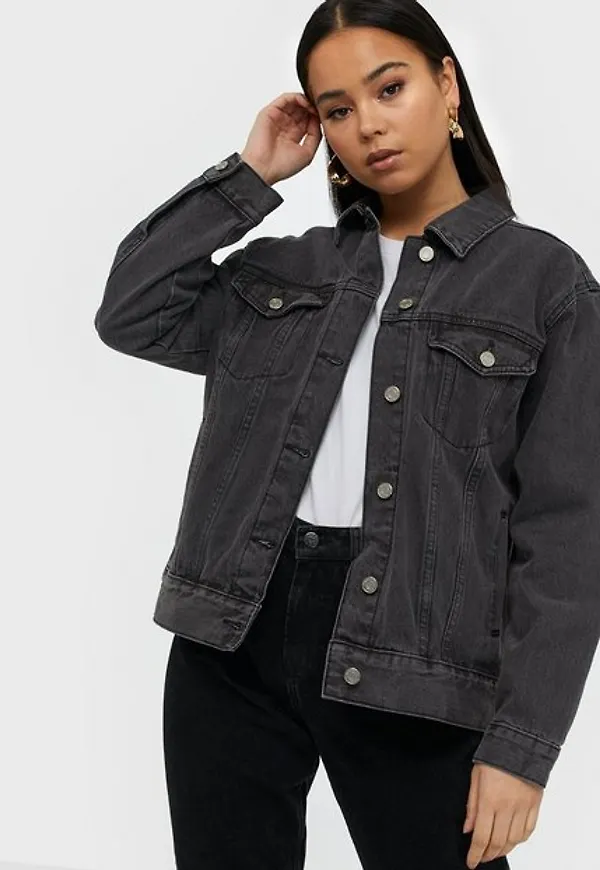 Missguided Oversized Denim Jacket Jeansjackor