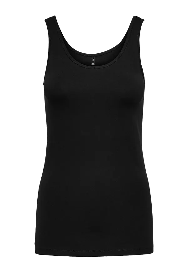 Only - Linne onlLive Love S/L Tank ToP - Svart