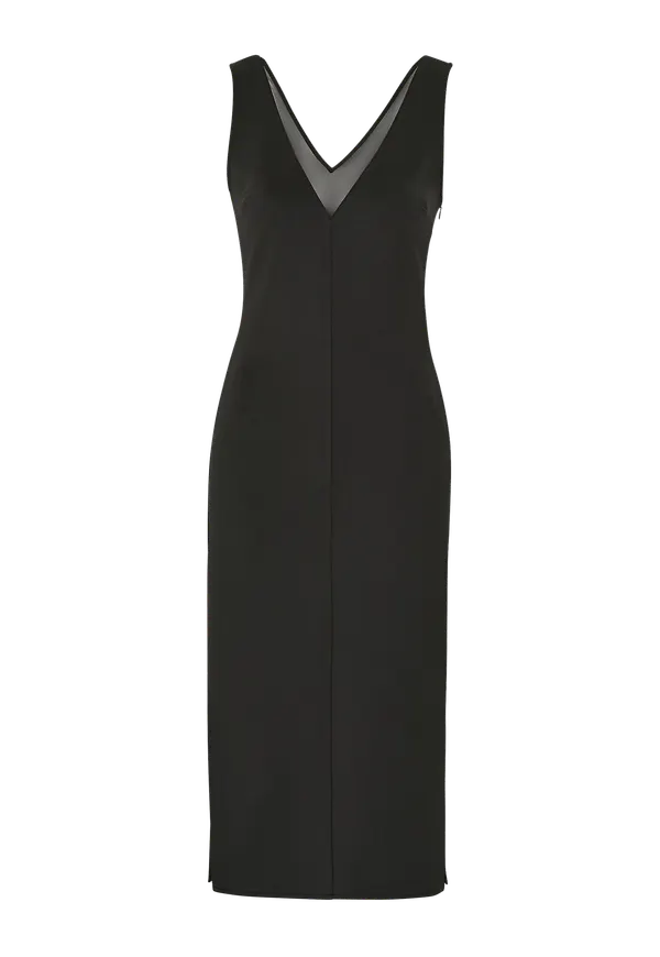 Calvin Klein - Klänning Technical Knit Maxi Tank Dress - Svart