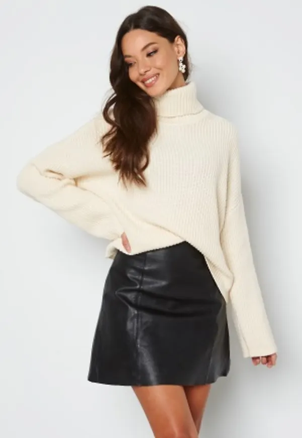 SELECTED FEMME Wynter LS Knit Rollneck Snow White M