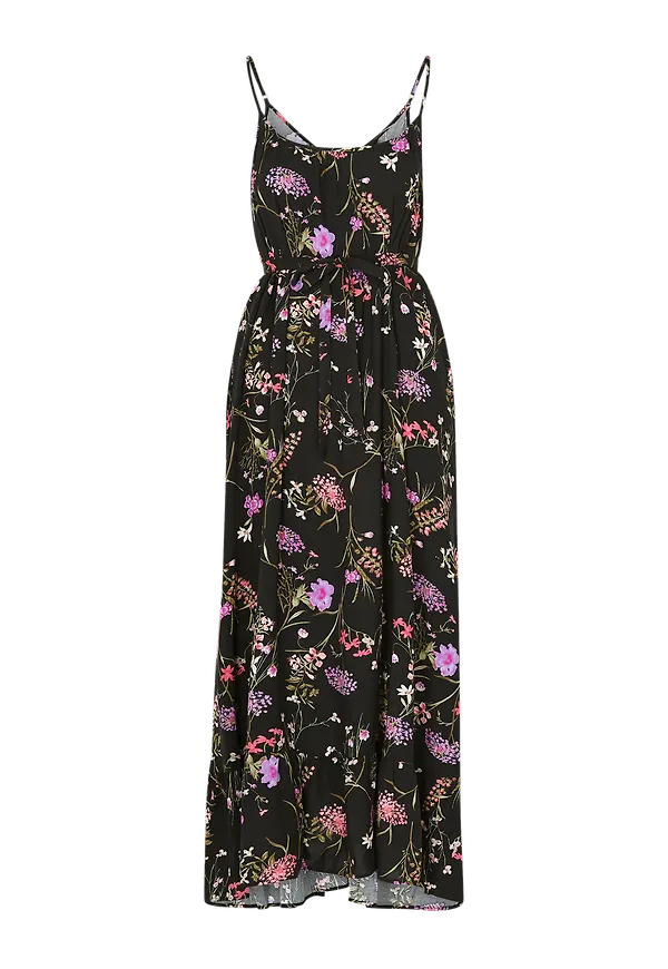 Vero Moda - Maxiklänning vmEasy 7/8 Strap Dress Wvn - Svart