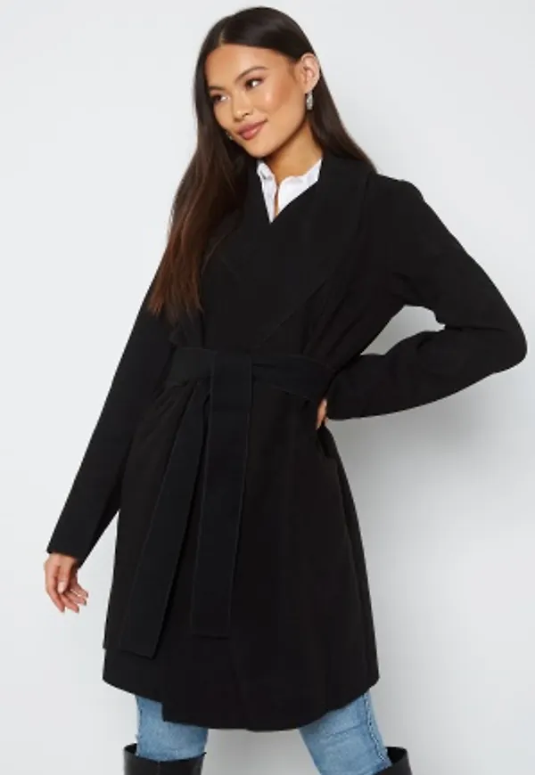 VILA Apple New Coat Black 40