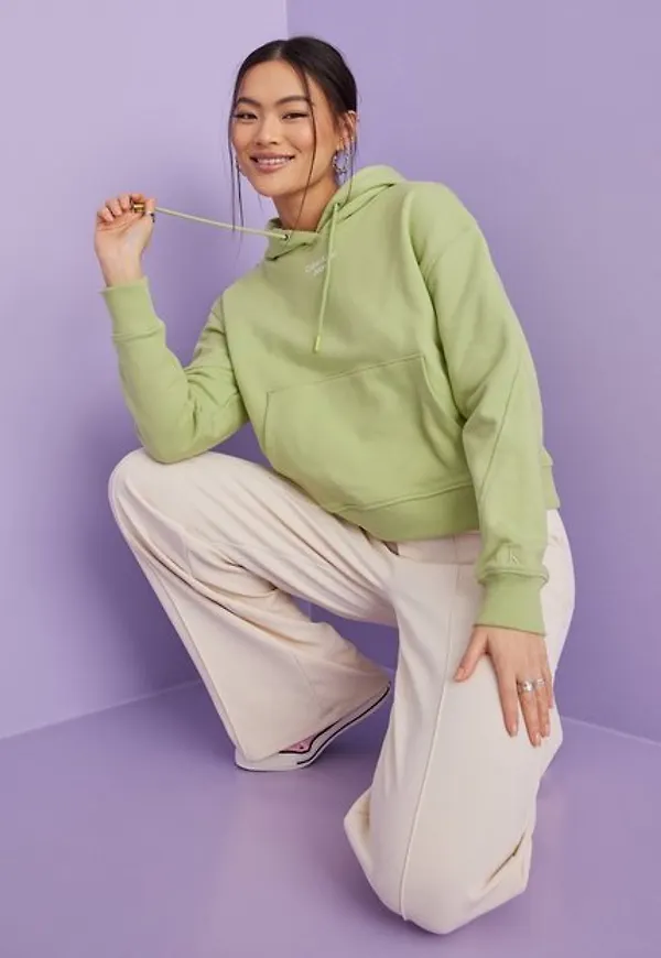 Calvin Klein Jeans Stacked Logo Hoodie Tröjor Light Green