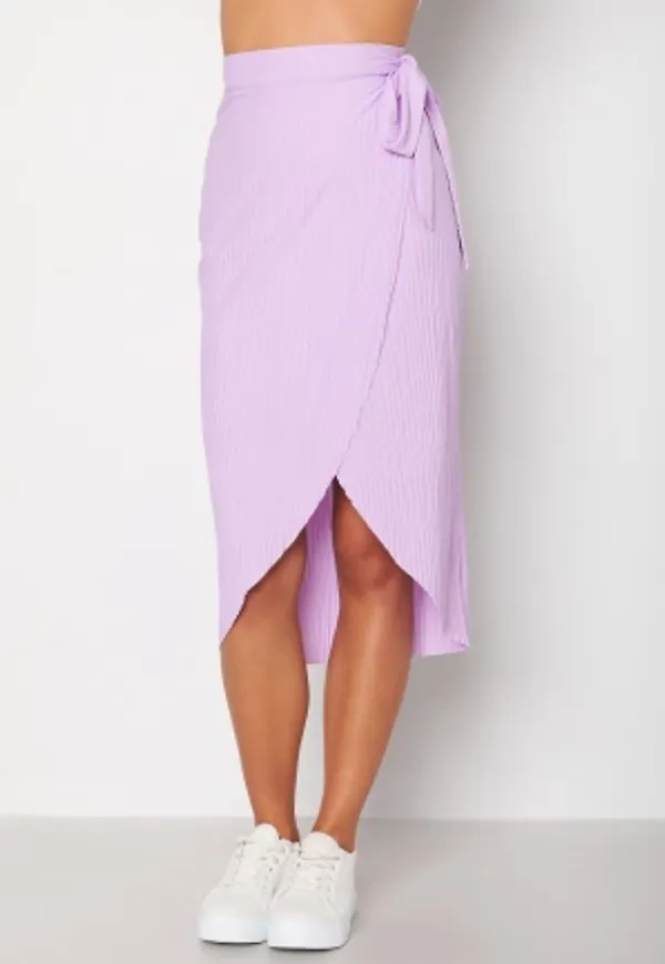 BUBBLEROOM Lola pleated skirt Lilac L