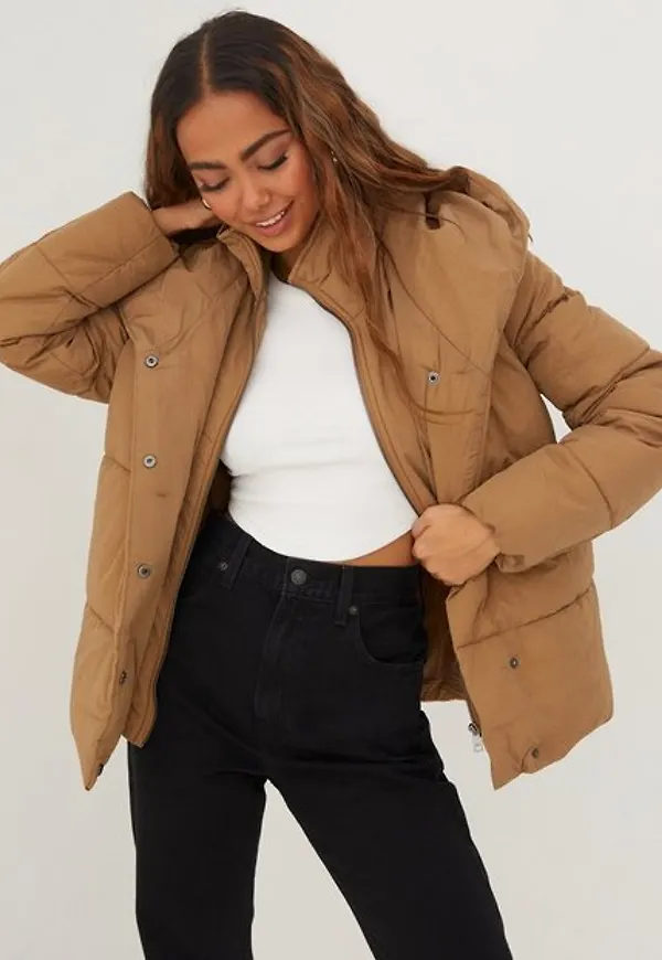 Only Onlsydney Sara Puffer Jacket Cc Otw Övriga Jackor Toasted Coconut