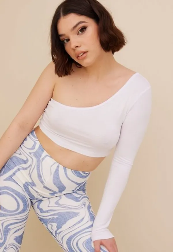 Missguided 2 Pack One Shoulder Crop Top Crop tops