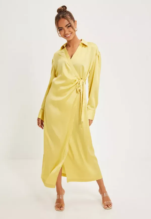 2NDDAY - Maxiklänningar - Yellow - 2ND Carrie TT - Klänningar - Maxi Dresses