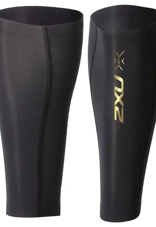 2XU Light Speed Compression Calf Guards Black/Gold