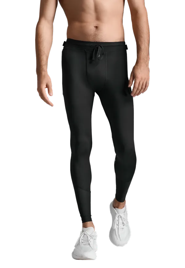 2XU Men's Aero Mesh Compression Tights Black/silver Reflective