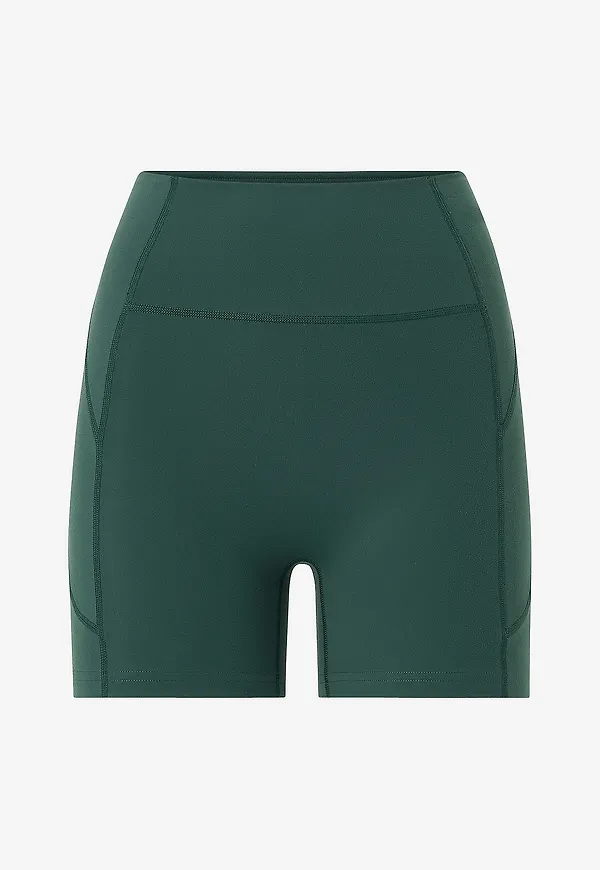 2XU - Träningstights Flex Hi-rise Compression 4 Inch Short - Grön