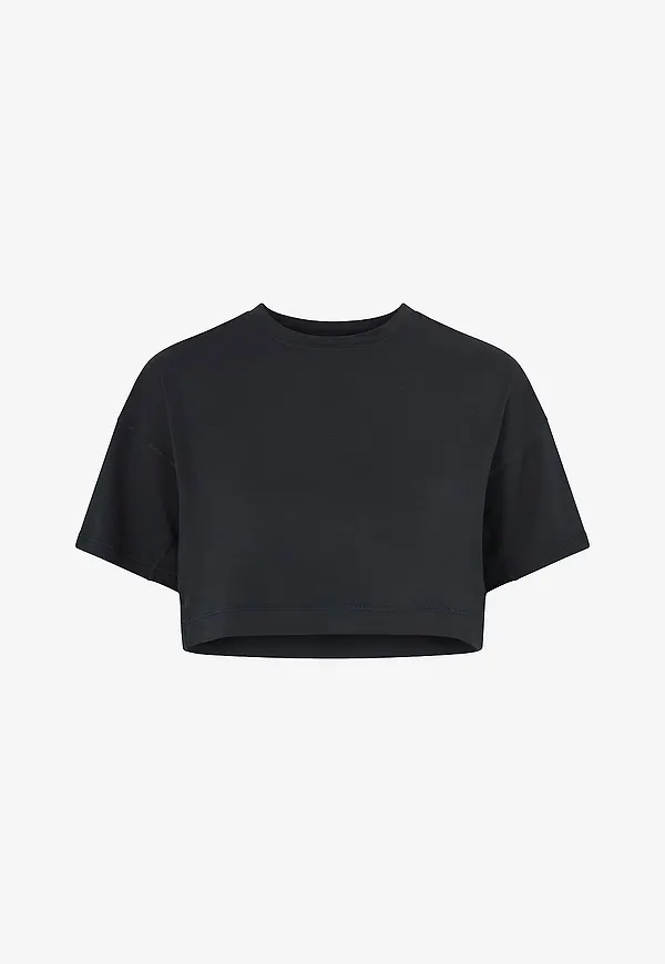2XU - Träningstopp Form Soft Jersey Crop Tee - Svart