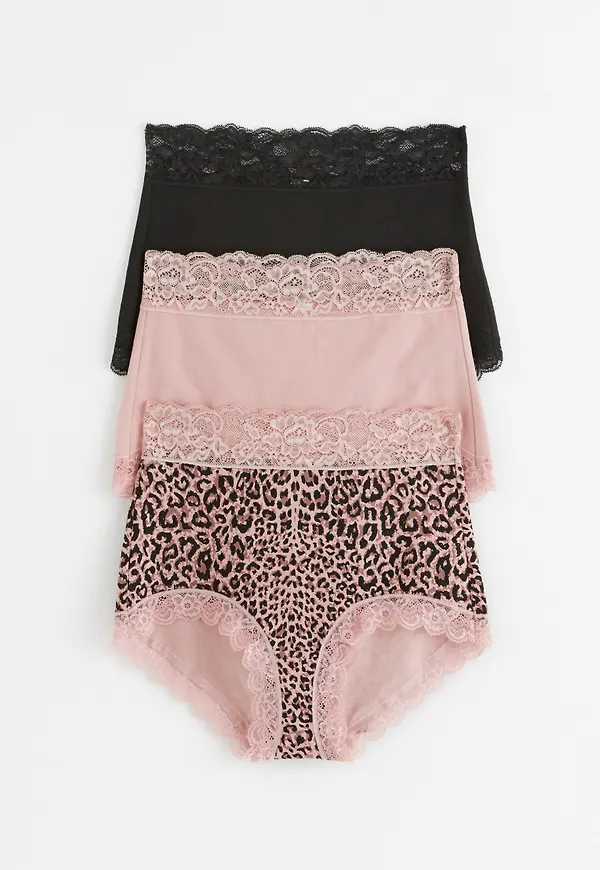3-pack high waist trosa