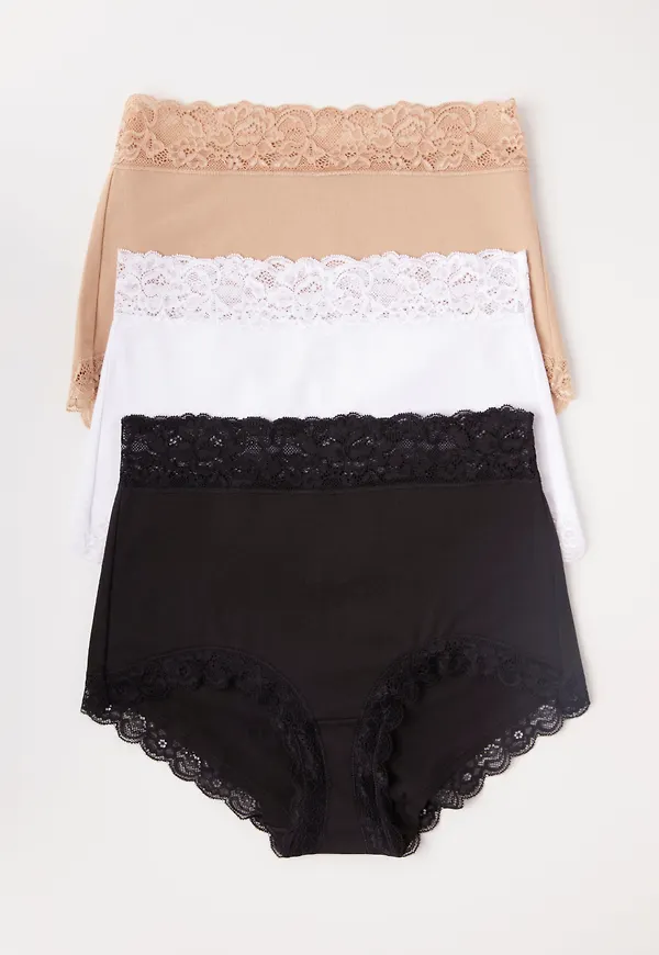 3-pack high waist trosor