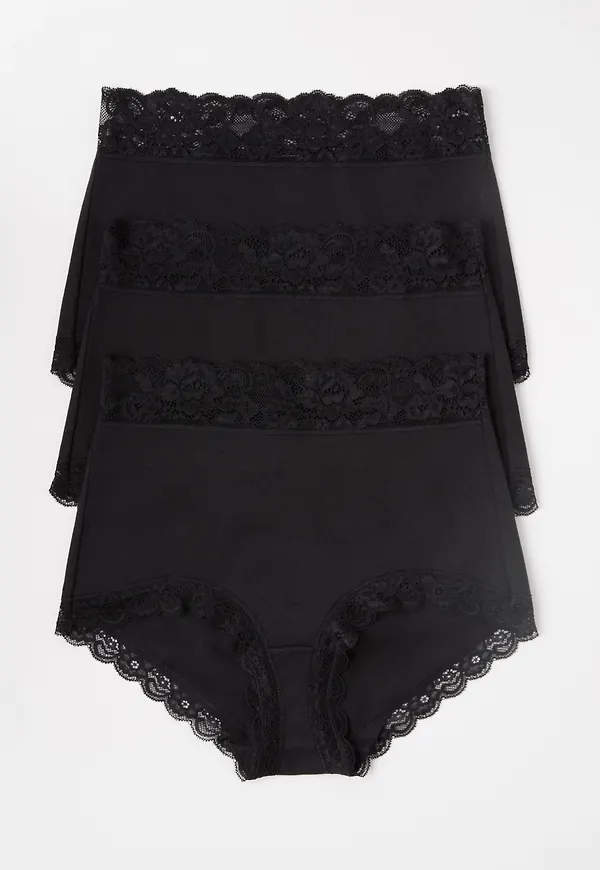 3-pack high waist trosor