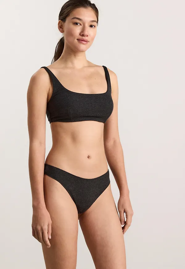 3-pack ribbad stringtrosa low