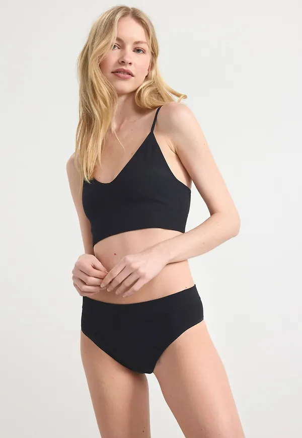 3-pack ribbade high waist brazilian-trosor