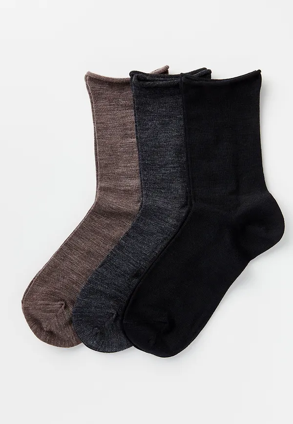 3-pack strumpor i merinoullblandning