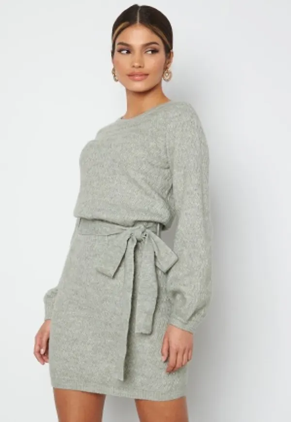 BUBBLEROOM Lindy knitted dress Mint green L
