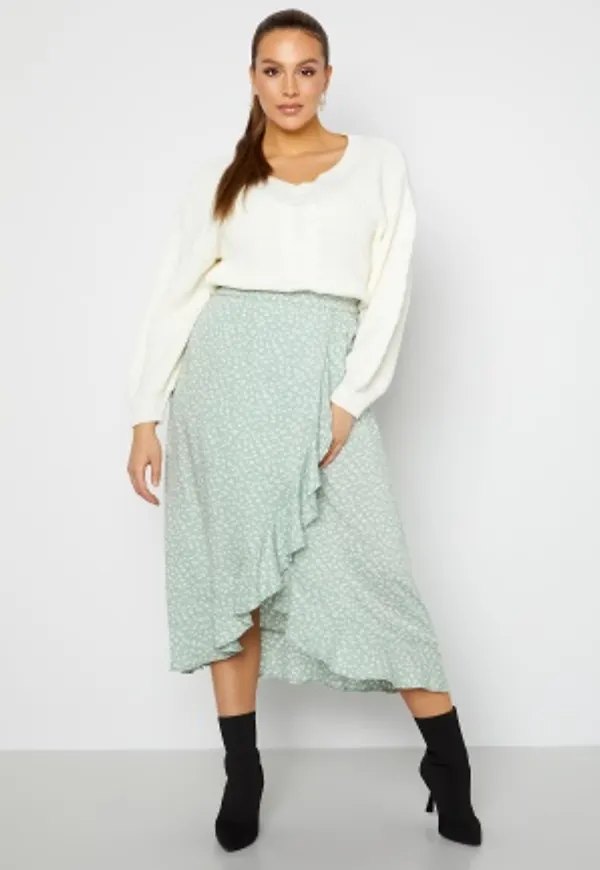 Happy Holly Emma skirt Dusty green / Patterned 52/54