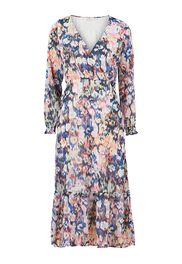 Only - Klänning onlZoe L/S Midi Dress - Vit