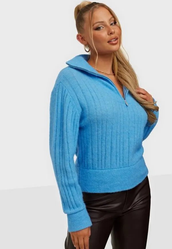 Gestuz AlphaGZ R zipper pullover Stickade tröjor