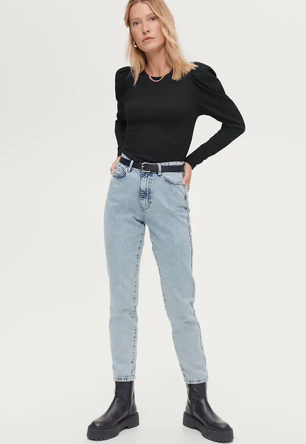 Gina Tricot - Jeans Dagny Mom - Blå