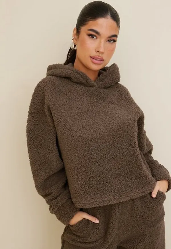 Only Onlrobyn L/S Teddy Hood Swt Hoodies