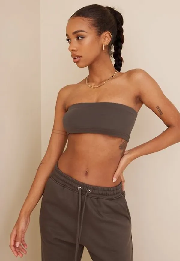 Missguided Bandeau Top and Jogger Set Co Ord Jumpsuits