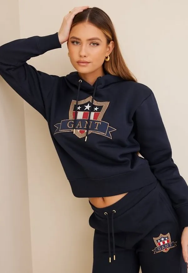 Gant D1. Gant Banner Shield Hoodie Hoodies Evening