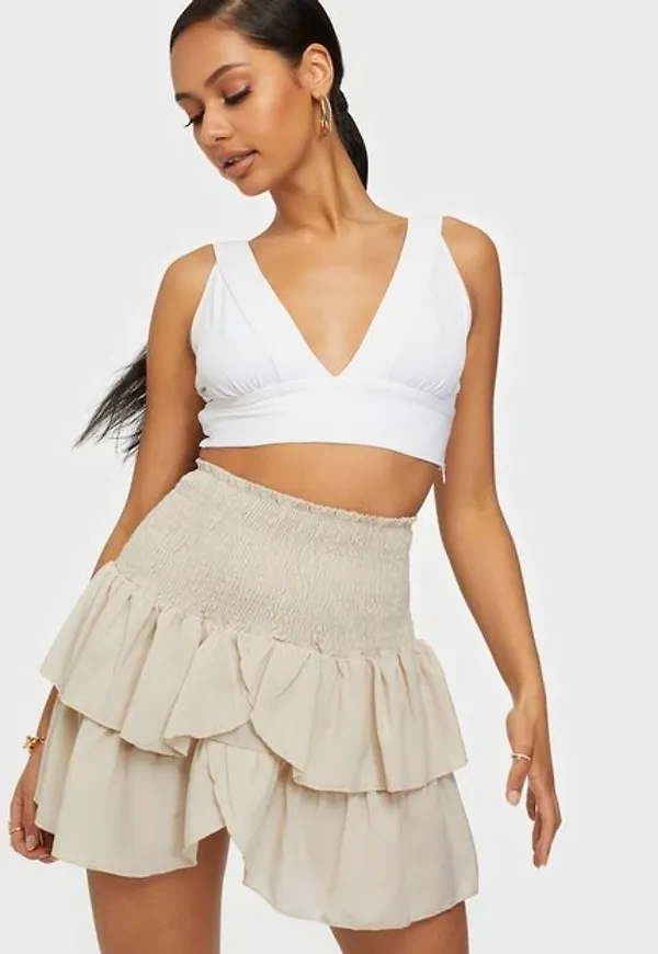 Neo Noir Carin Skirt Minikjolar Sand
