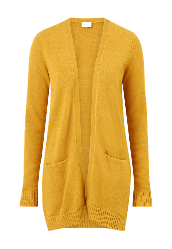 Vila - Cardigan viRil L/S Open Knit - Grön