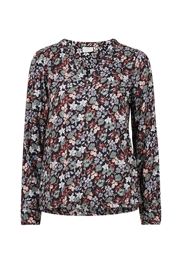 KAFFE - Blus kaSmilla Blouse - Grön
