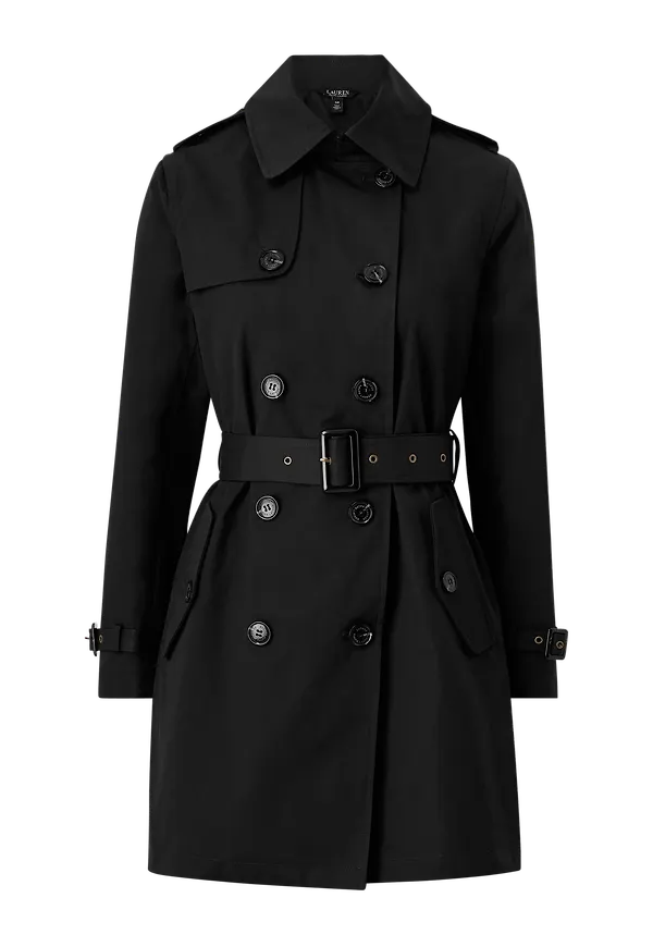 Lauren Ralph Lauren - Kappa Trench Rain - Svart