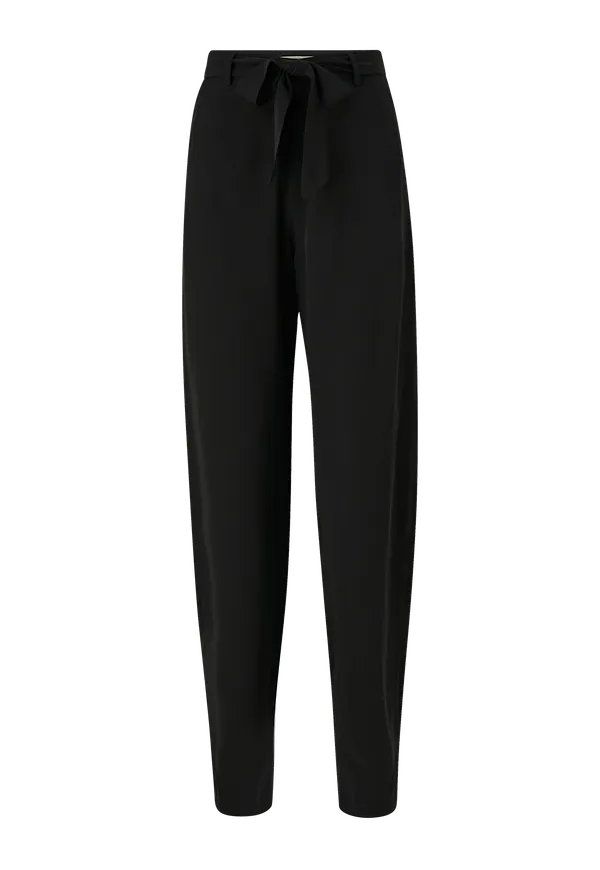 Whyred - Byxor Maxton Belt - Svart