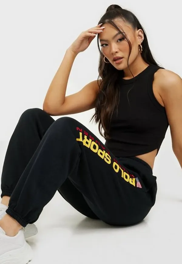 Polo Ralph Lauren Psprt Popnt-Ankle-Pant Mjukisbyxor Black