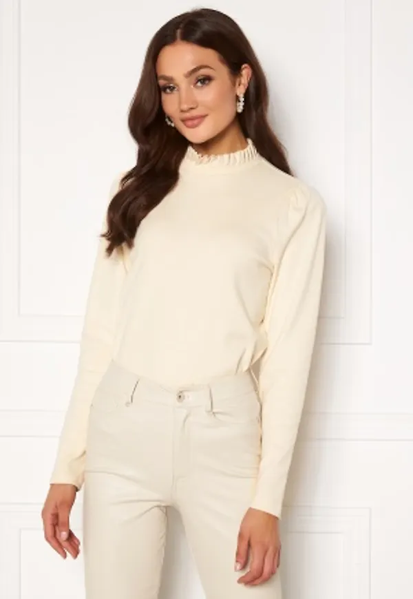 VERO MODA Forest ls Pleat Sweat Birch XS