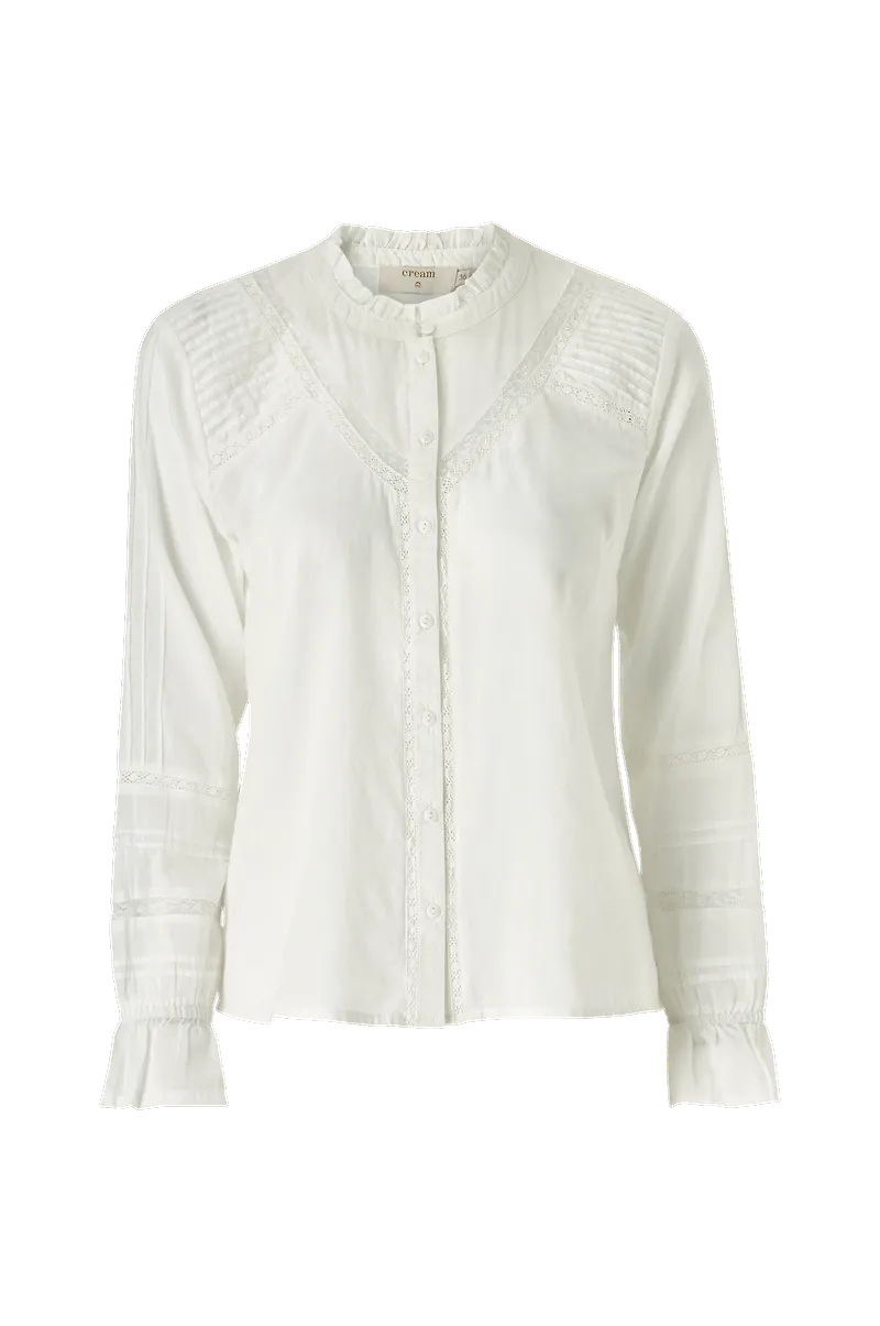 Cream - Skjorta MannaCR Shirt - Vit
