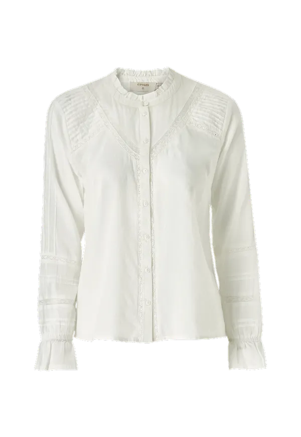 Cream - Skjorta MannaCR Shirt - Vit