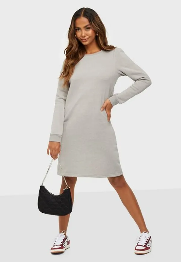 Vila Videvika L/S Sweat Dress - Noos Långärmade klänningar