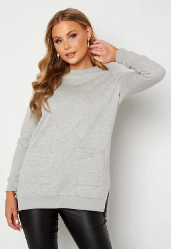 Happy Holly Sharon sweat tunic Grey melange 32/34